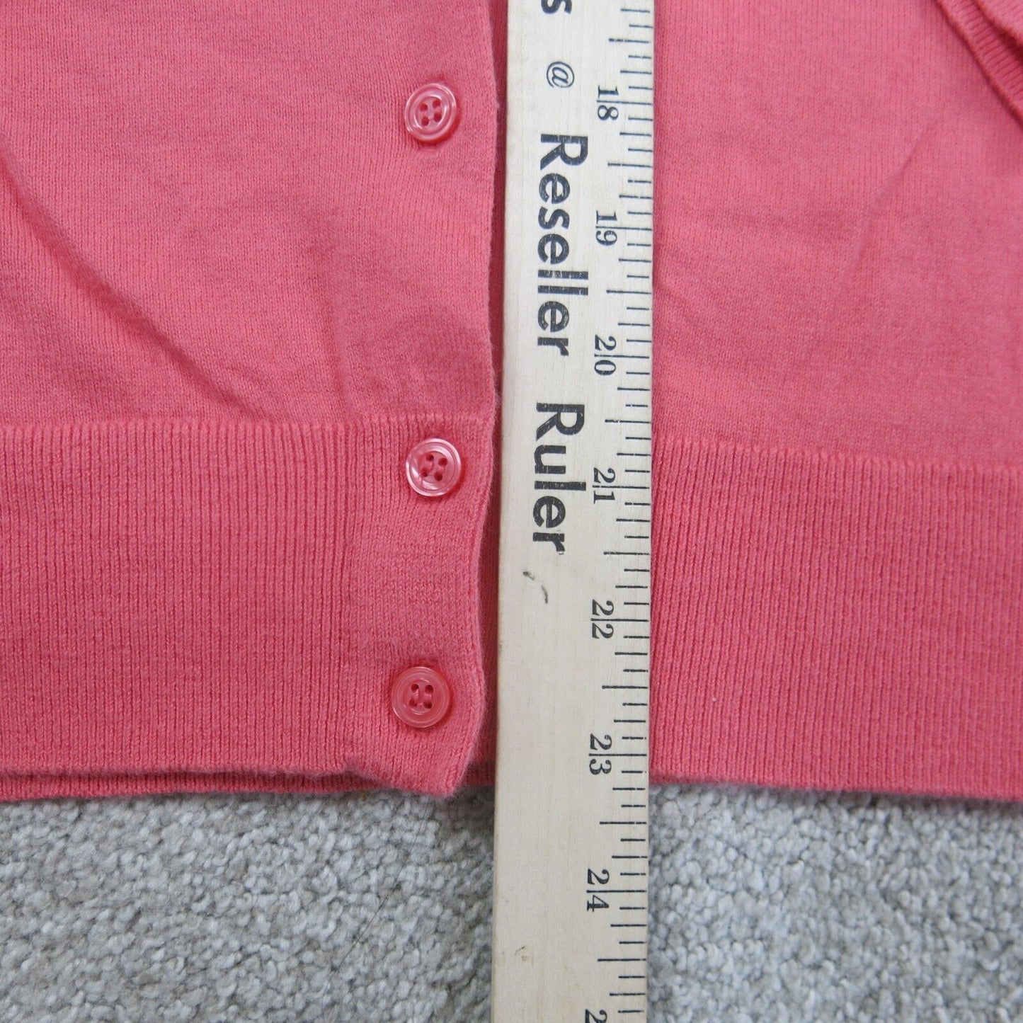 J Crew Cardigan Womens 2XL Pink Knitted Sweater Long Sleeve Crew Neck Casual