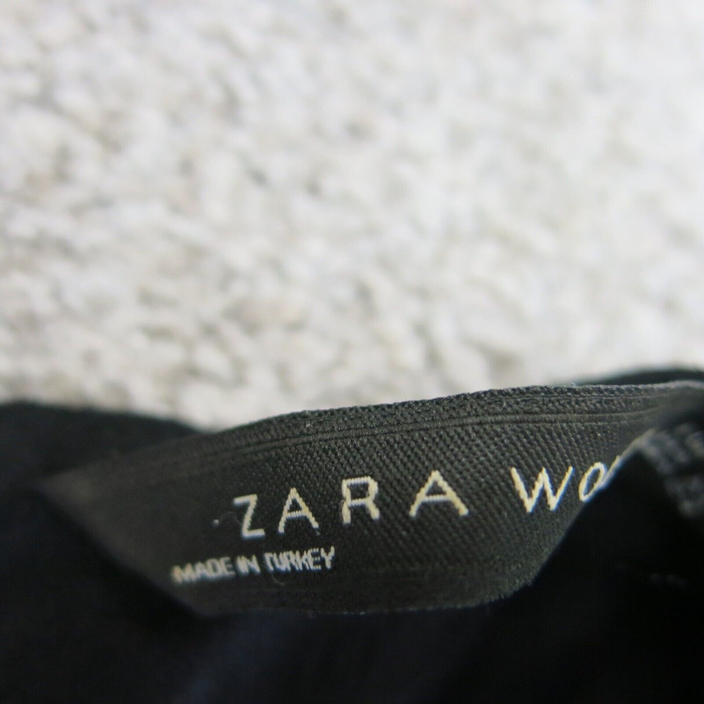 Zara Womens Blouse Top Sleeveless Round Neck Keyhole Back Black Size XS