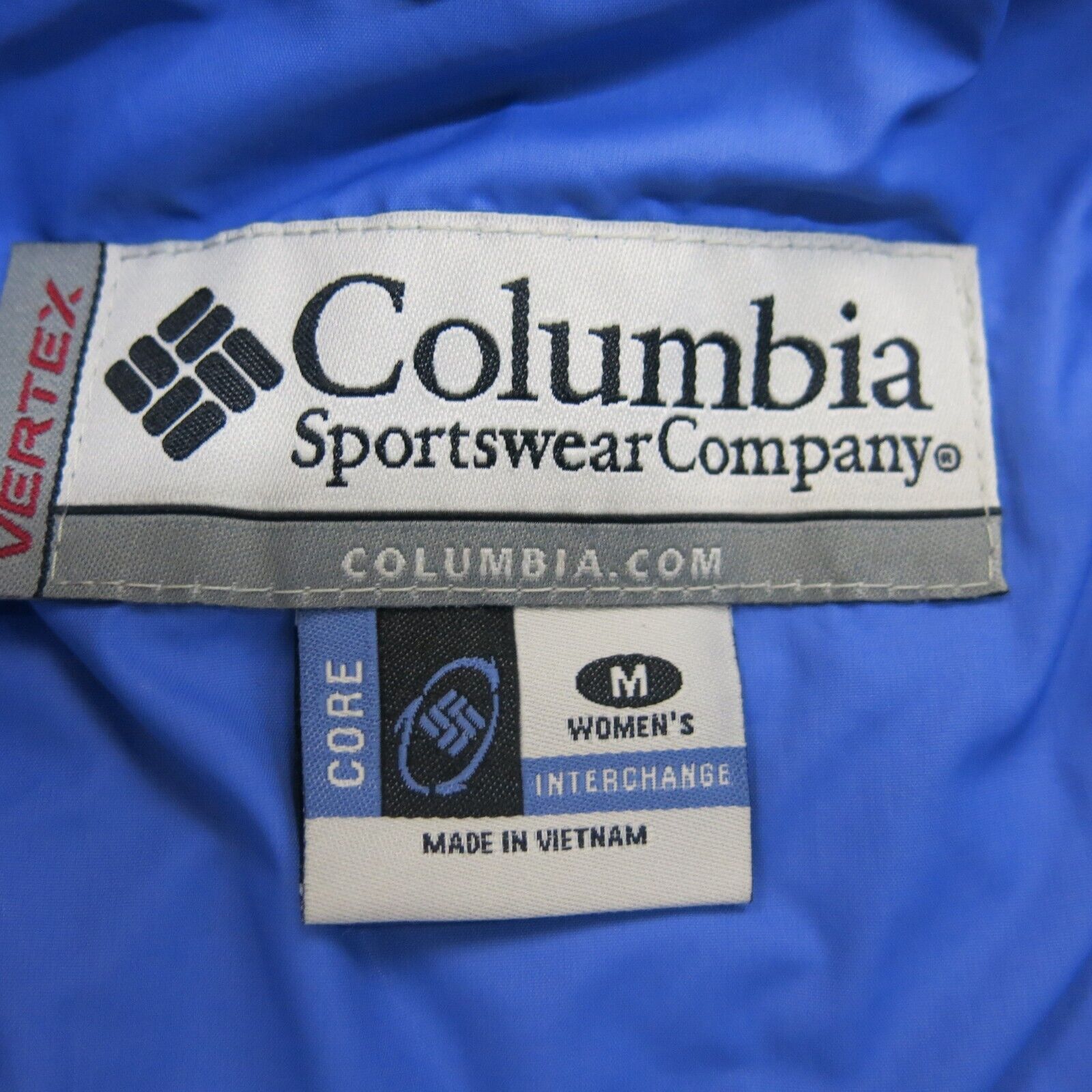 Columbia vertex core interchange clearance jacket