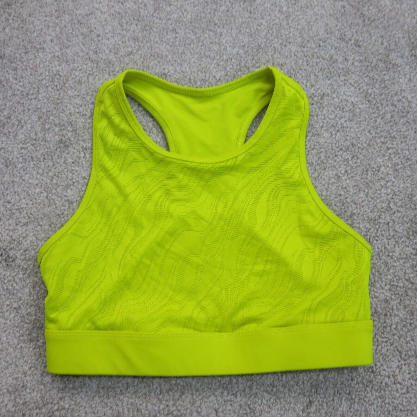 Fabletics Womens Athletic Sports Bra Racerback Sleeveless Lime Green S –  Goodfair