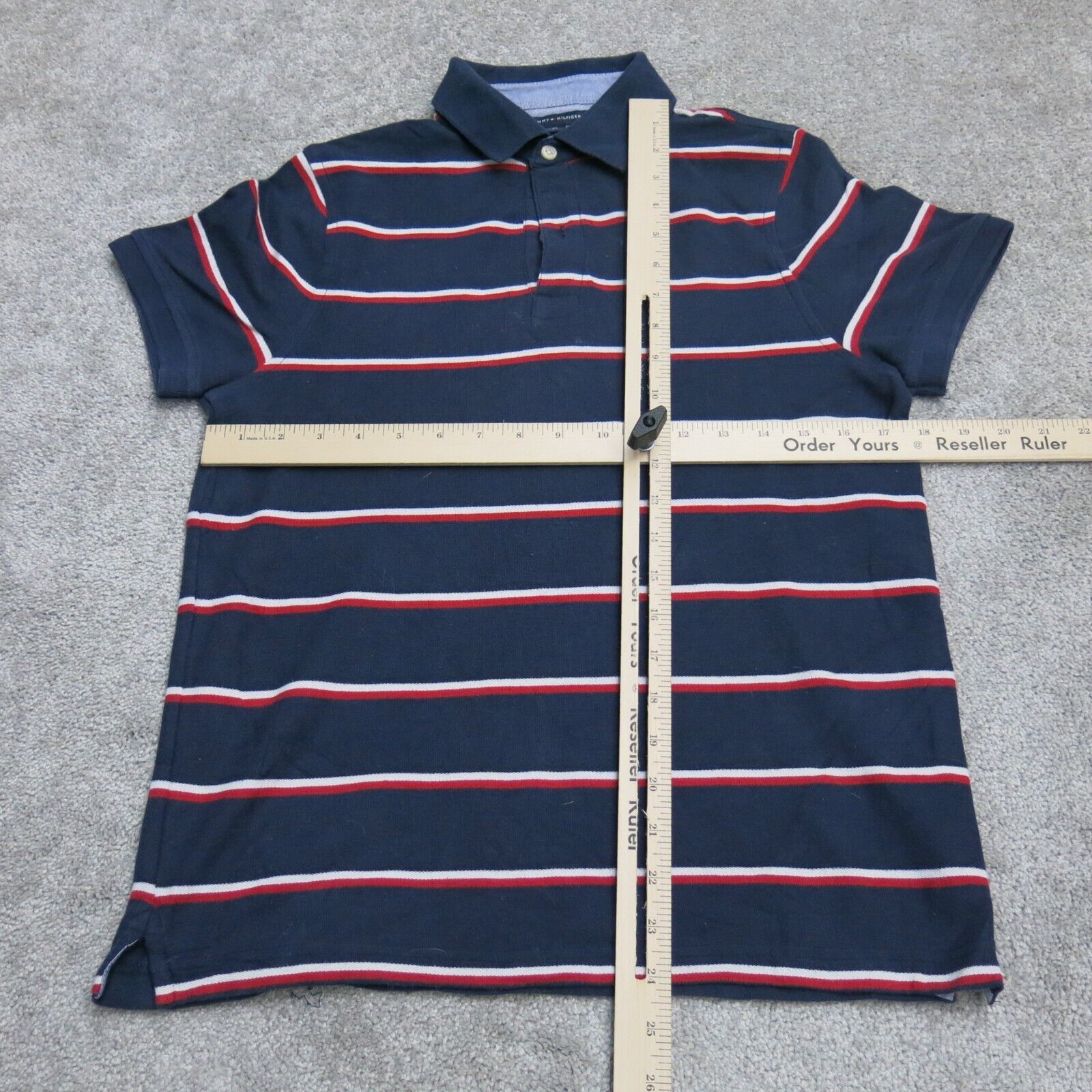 tommy hilfiger men's striped polo