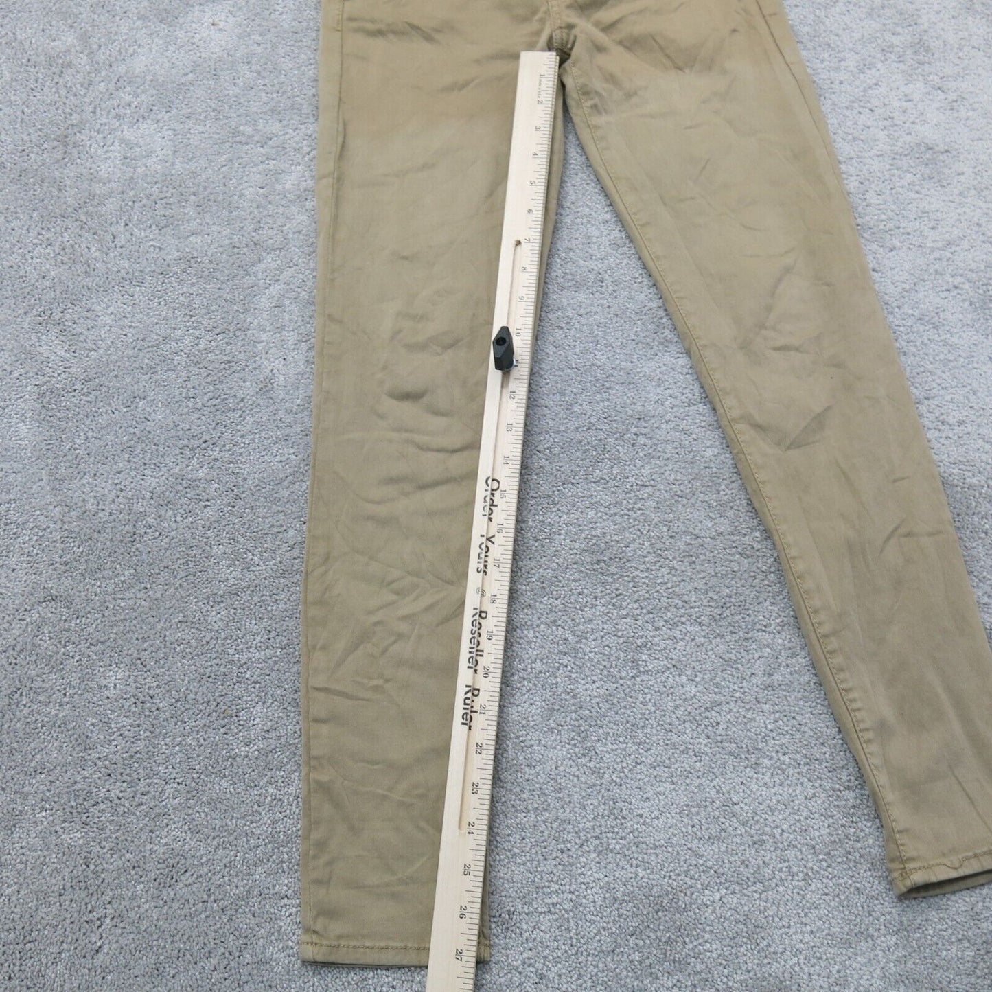 American Eagle Outfitter Mens Slim Fit Jeans Super Stretch Mid Rise Khaki Size 4