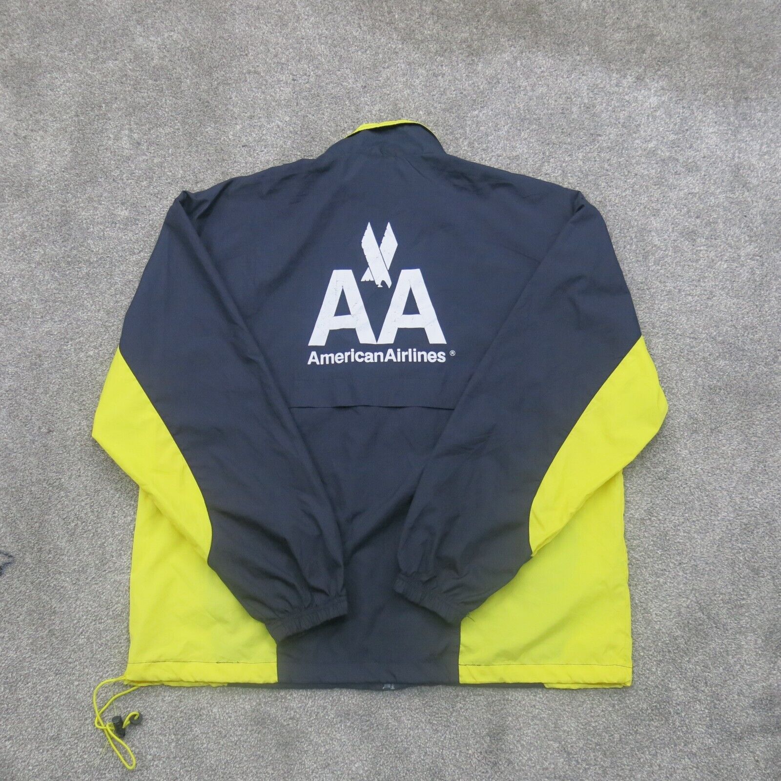 New Balance Men Windbreaker Jacket American Air Lines Full