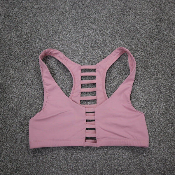 Pink Victoria Secret Women Activewear Sports Bra Racer Back Pink