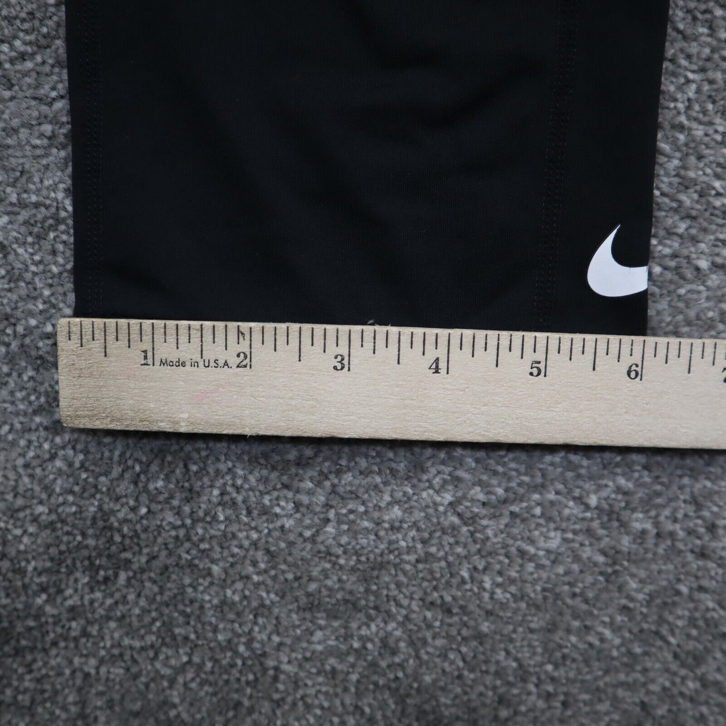 Nike Pro Womens Capri Legging Pant Casual Elastic Waist Black Size Medium