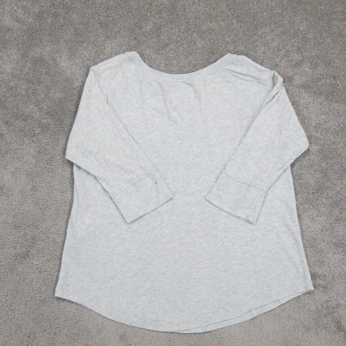 Abercrombie & Fitch Womens Blouse Top Pullover Crew Neck Gray Size Large