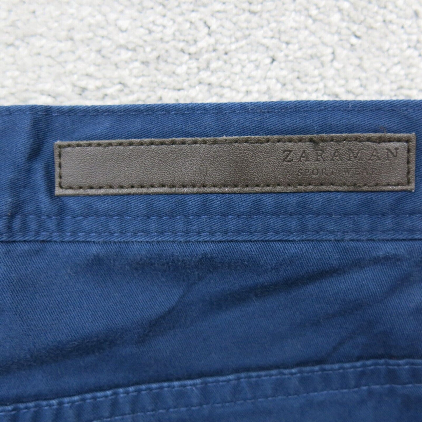 Zara Womens Skinny Leg Capri Pant Slash Pockets Mid Rise Dark Blue Size 30