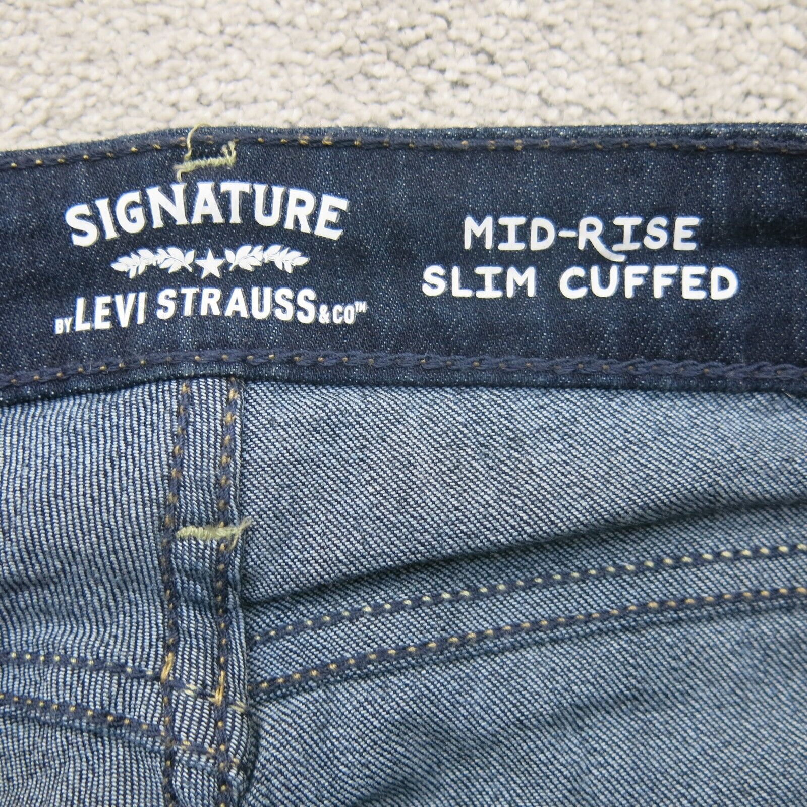 Levi's mid rise slim cuffed hotsell