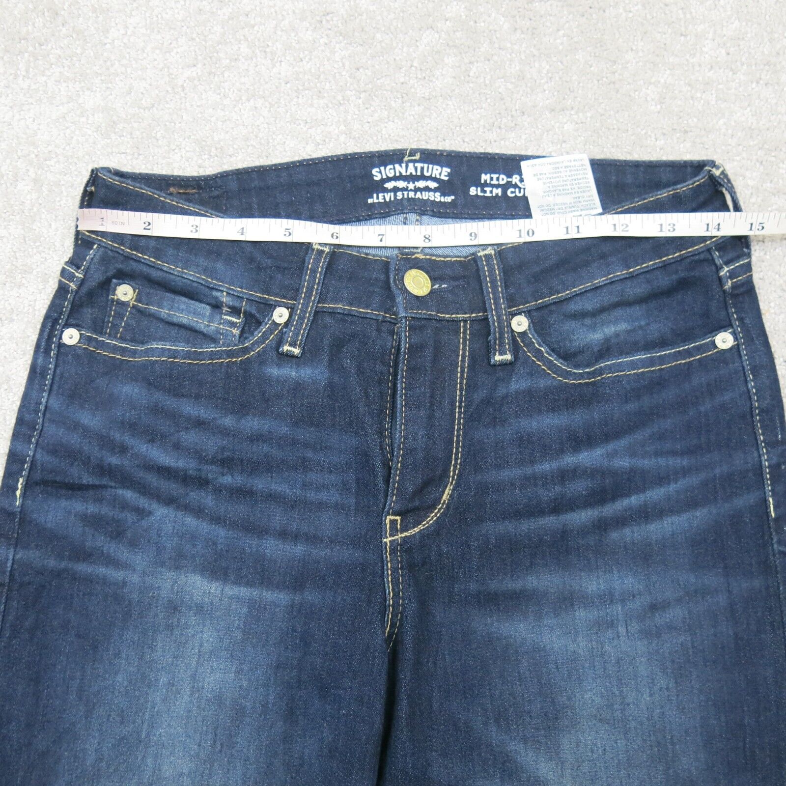 Levi strauss mid rise 2025 slim cuffed