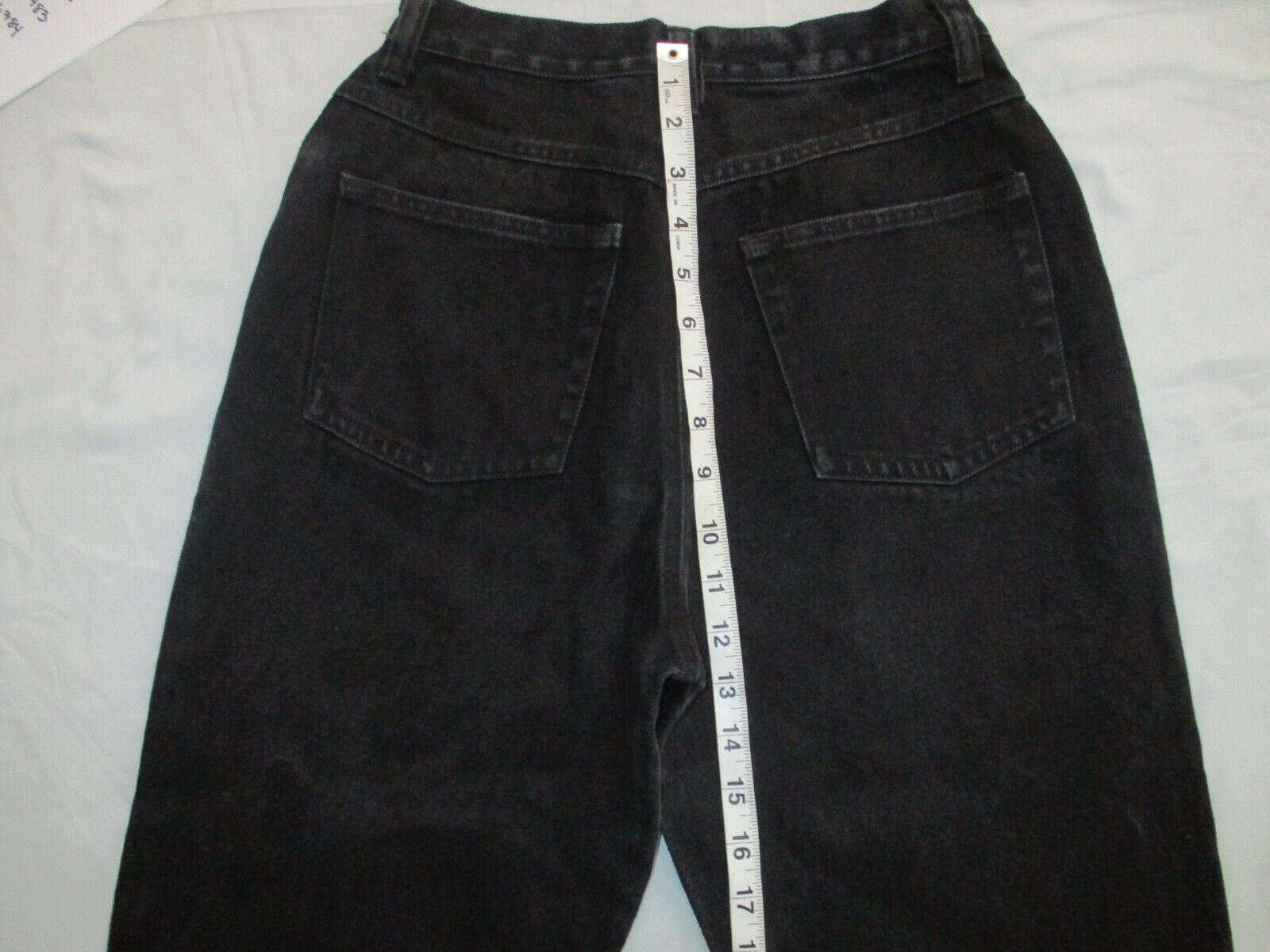 Arizona Women's 100% Cotton High Rise Slim Straight Leg Jeans Black Si –  Goodfair