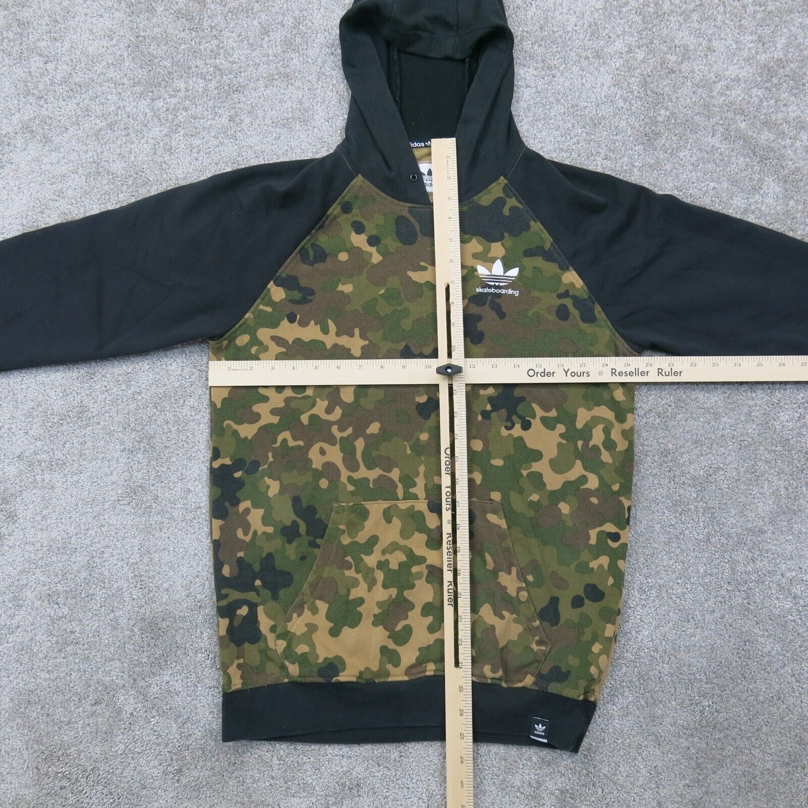 Adidas skateboarding windbreaker in camo print hotsell