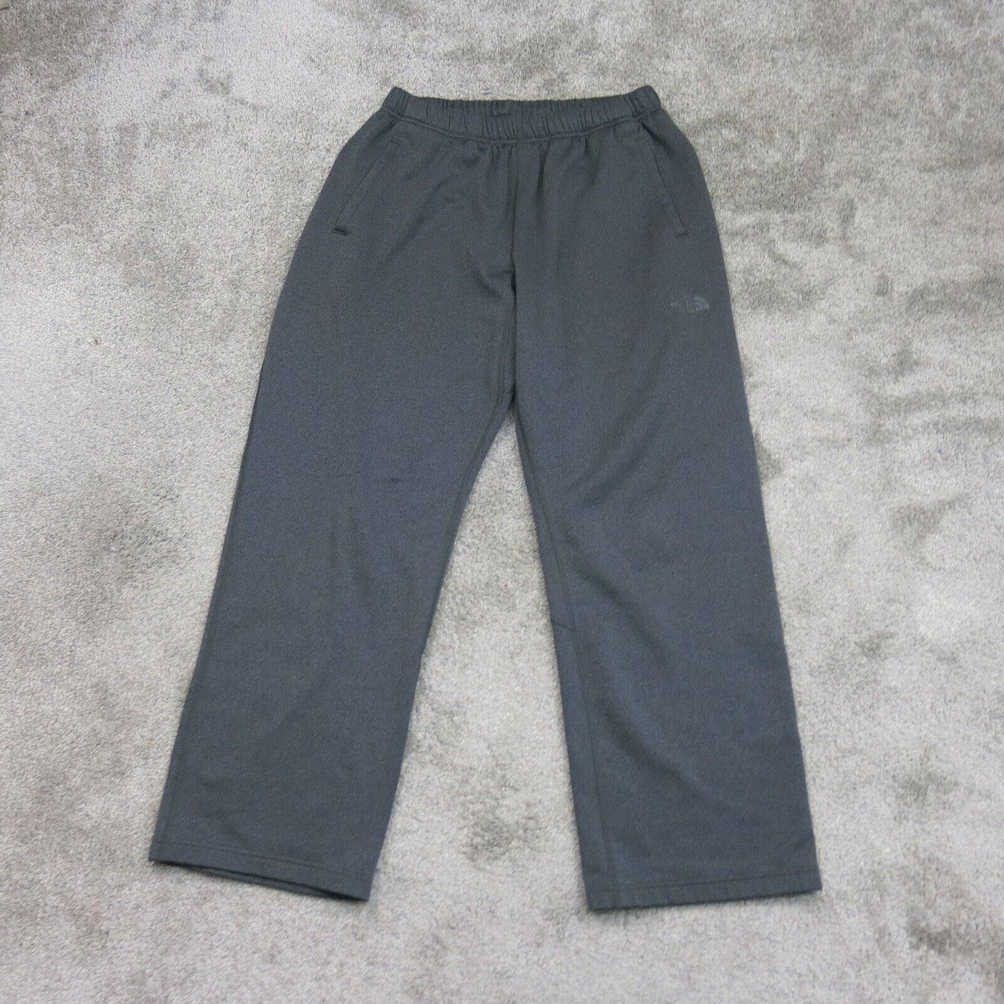 The North Face Mens Activewear Pant Straight Leg Elastic Waist Gray Size Medium