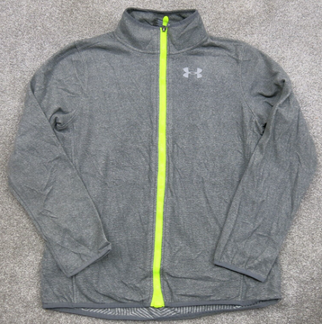 Under Armour Sports Jacket Youth Boys X Large Gray Cold Gear
