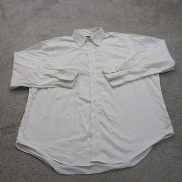 Ralph lauren mens white button down shirt best sale