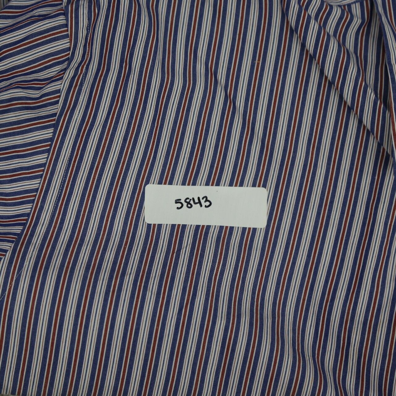 Ralph Lauren Button Down Shirt Mens Size Tall 3LT Blue White Striped Logo Shirt