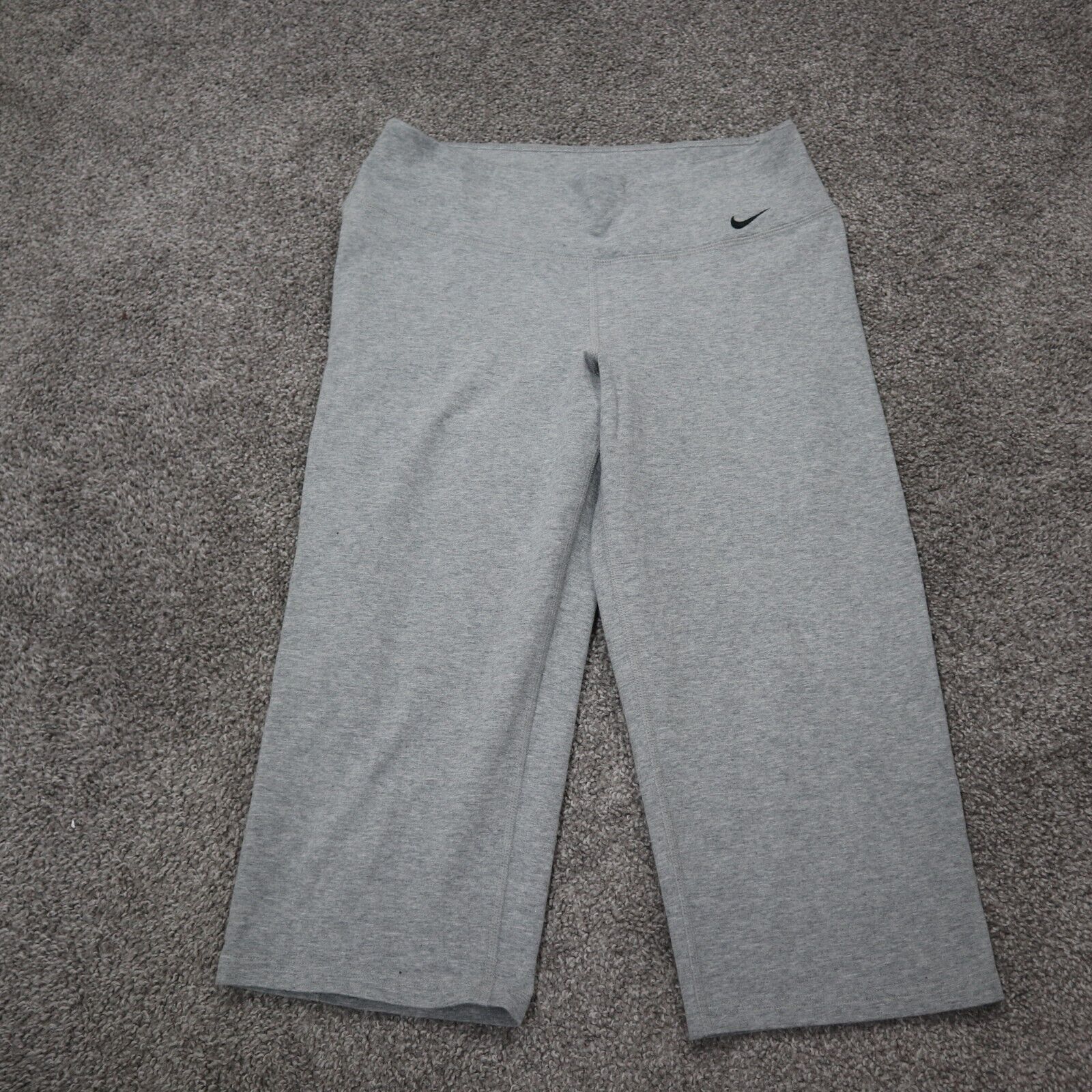 Nike Womens Stretched Leggings Pant Dri Fit Elastic Waist Gray Size Me –  Goodfair