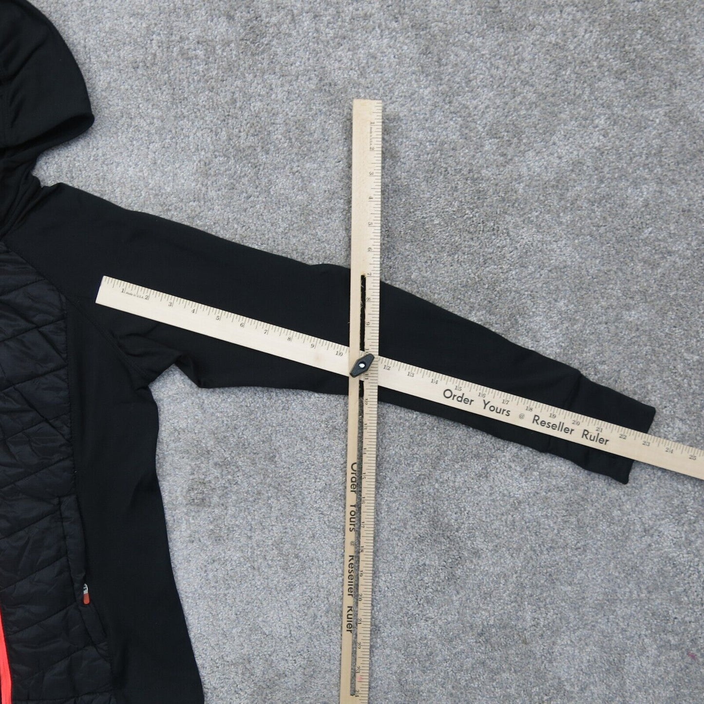 H&M Sport Womens Full Zip Hoodie Jacket Long Sleeves Drawstring Black Size US XS