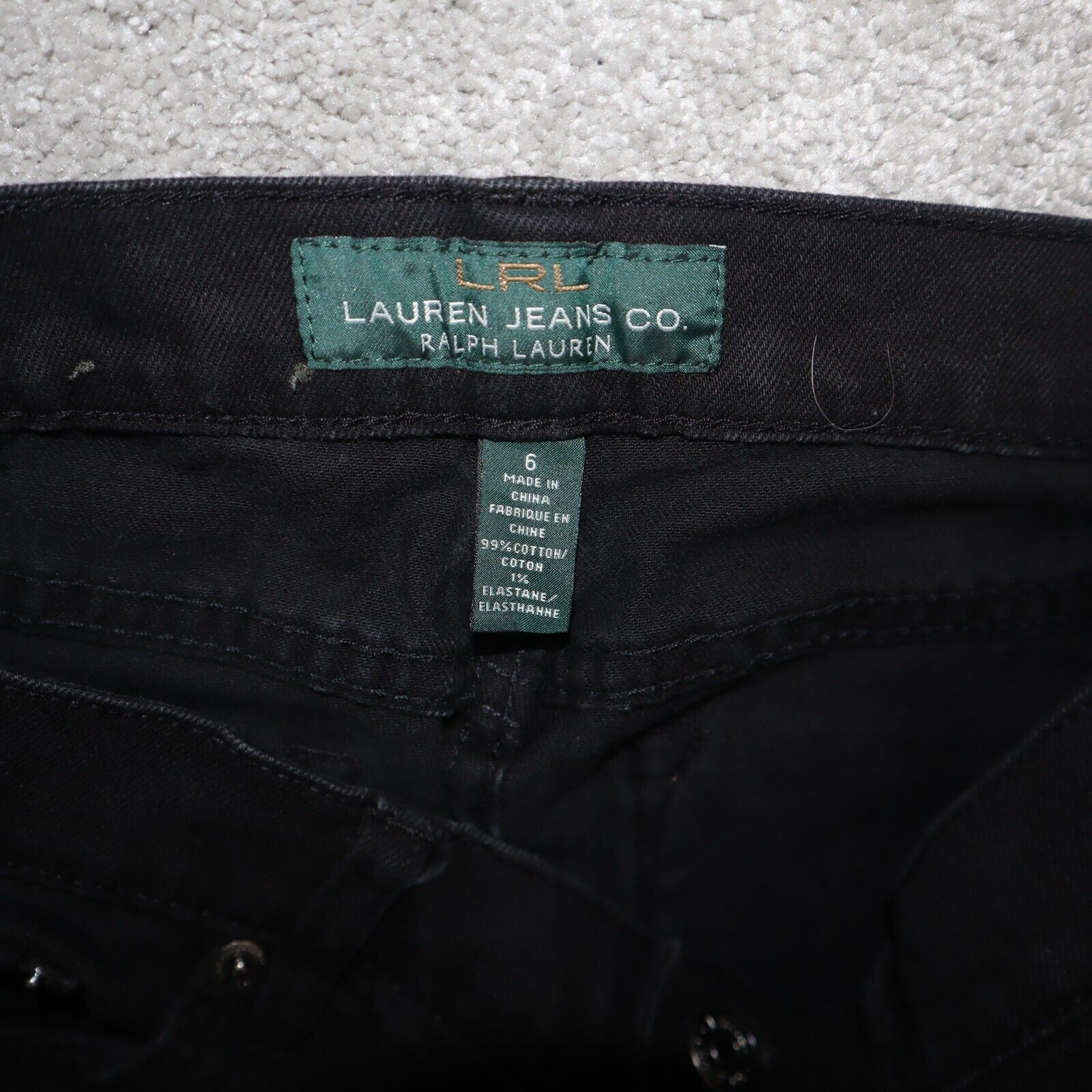 LRL - Straight Leg Jeans Size sale 6P