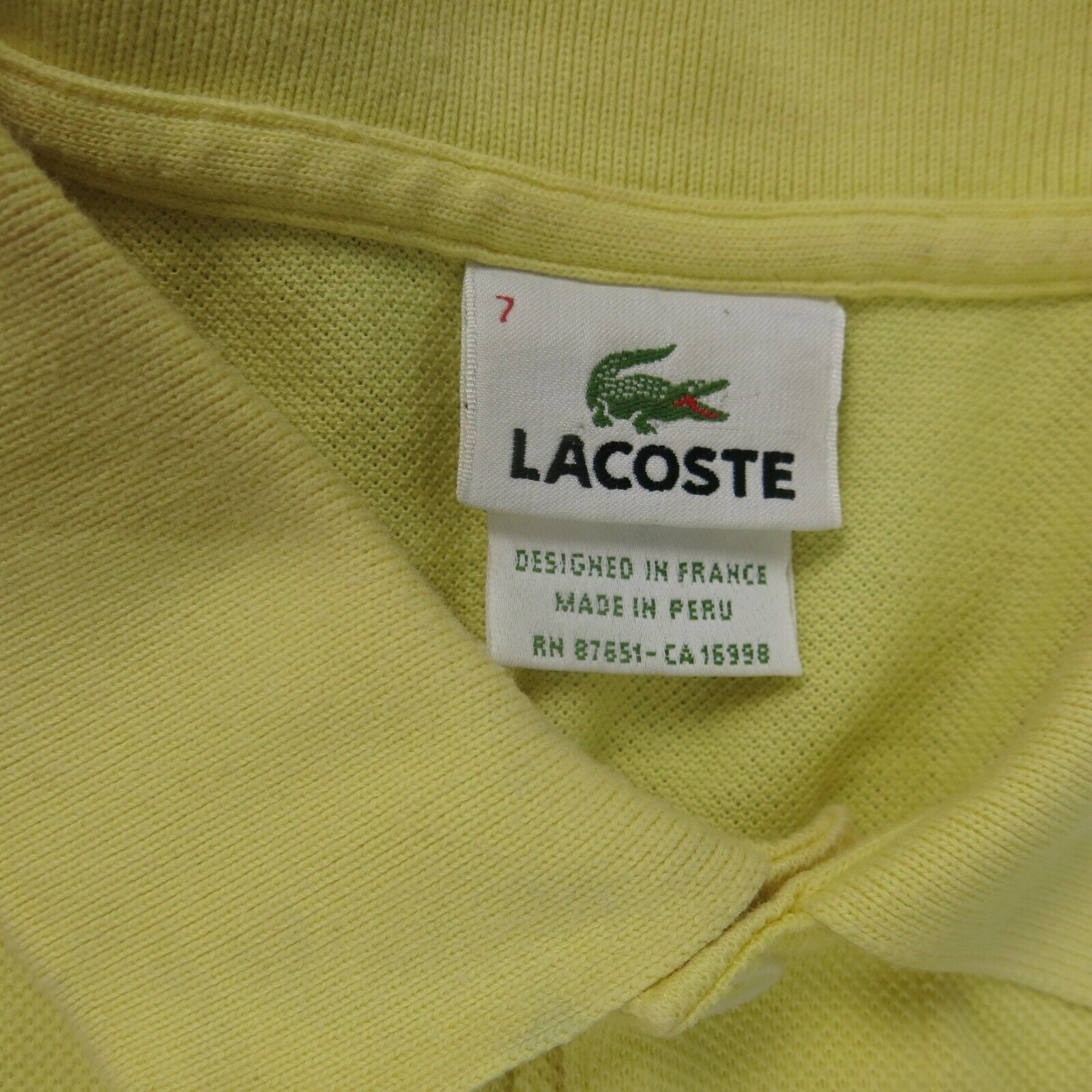 Lacoste rn 87651 sale ca 16998 polo