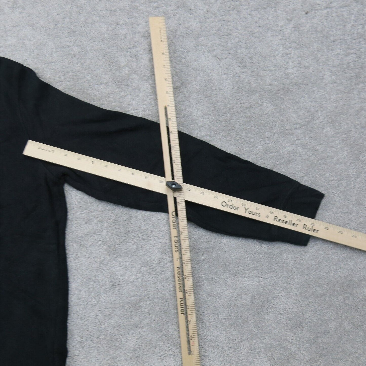 Polo Ralph Lauren Women Pullover Sweatshirt 1/4 Zip Long Sleeve Black Size Large