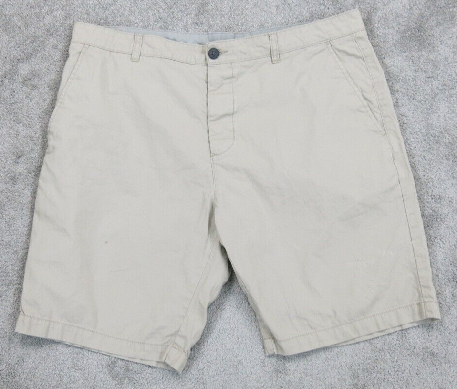 Unbranded Mens Classic Fit Casual Chino Shorts High Rise Tan Size 26