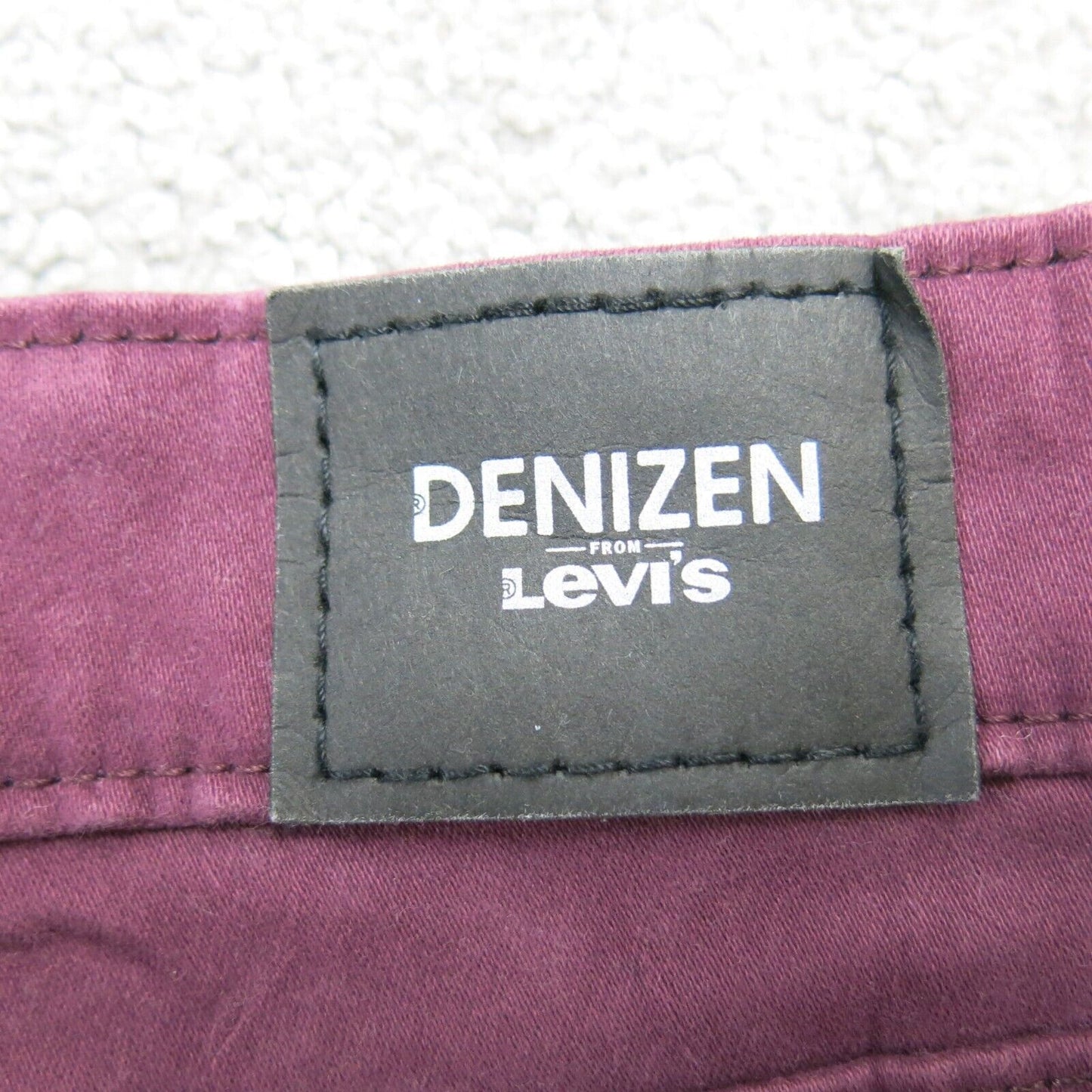 Denizen From Levis Womens High Rise Super Skinny Jeans Denim Pockets Pink SZ W27