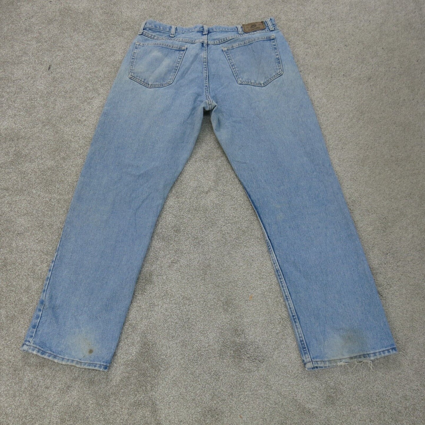 Wrangler Jeans Mens W36XL32 Blue 976T1SB Denim Stretch Straight Leg Workwear