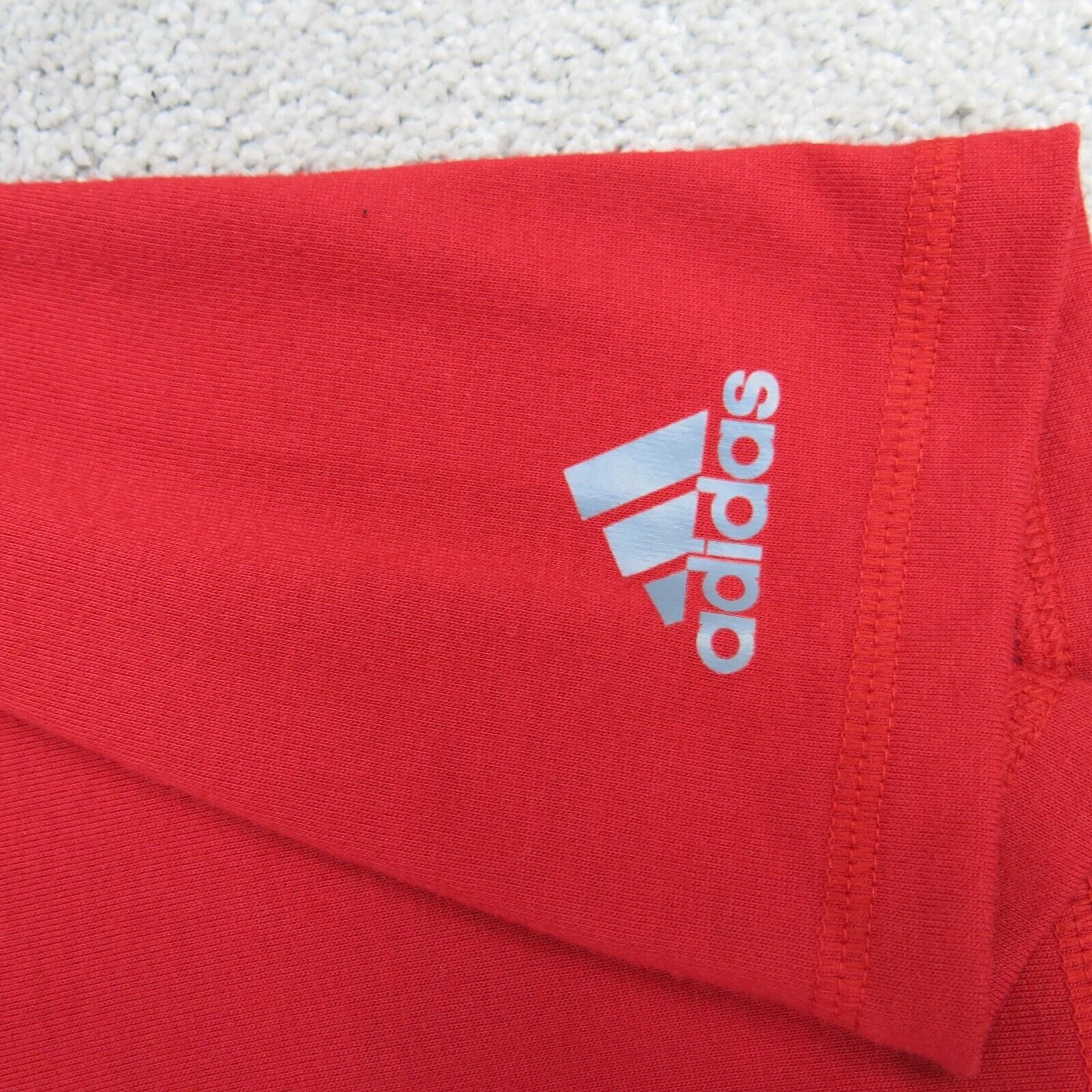 Adidas RN 88387 Mens Crew Neck T Shirt Climacool Short Sleeve Red Size Goodfair