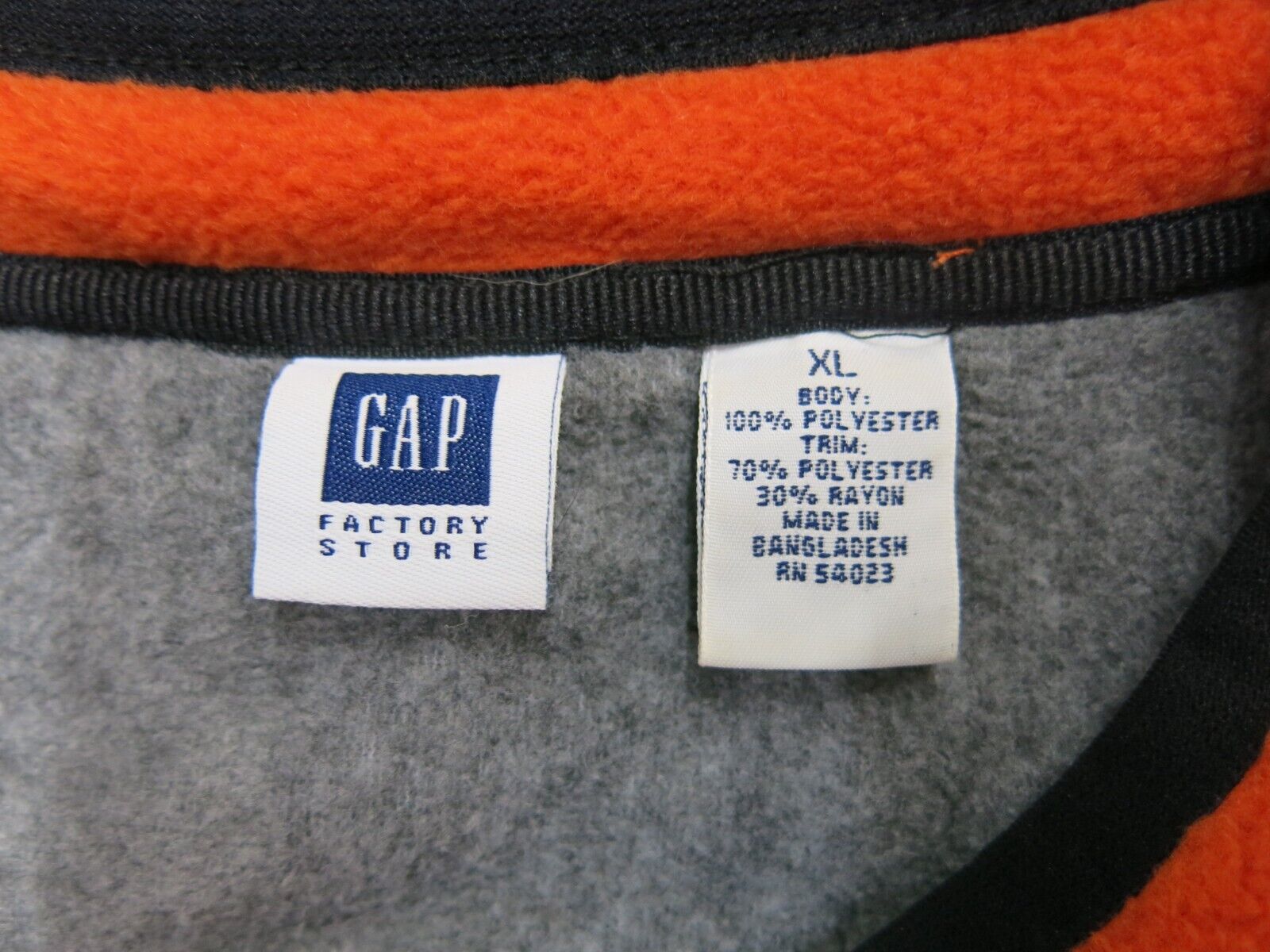 Gap deals factory orange