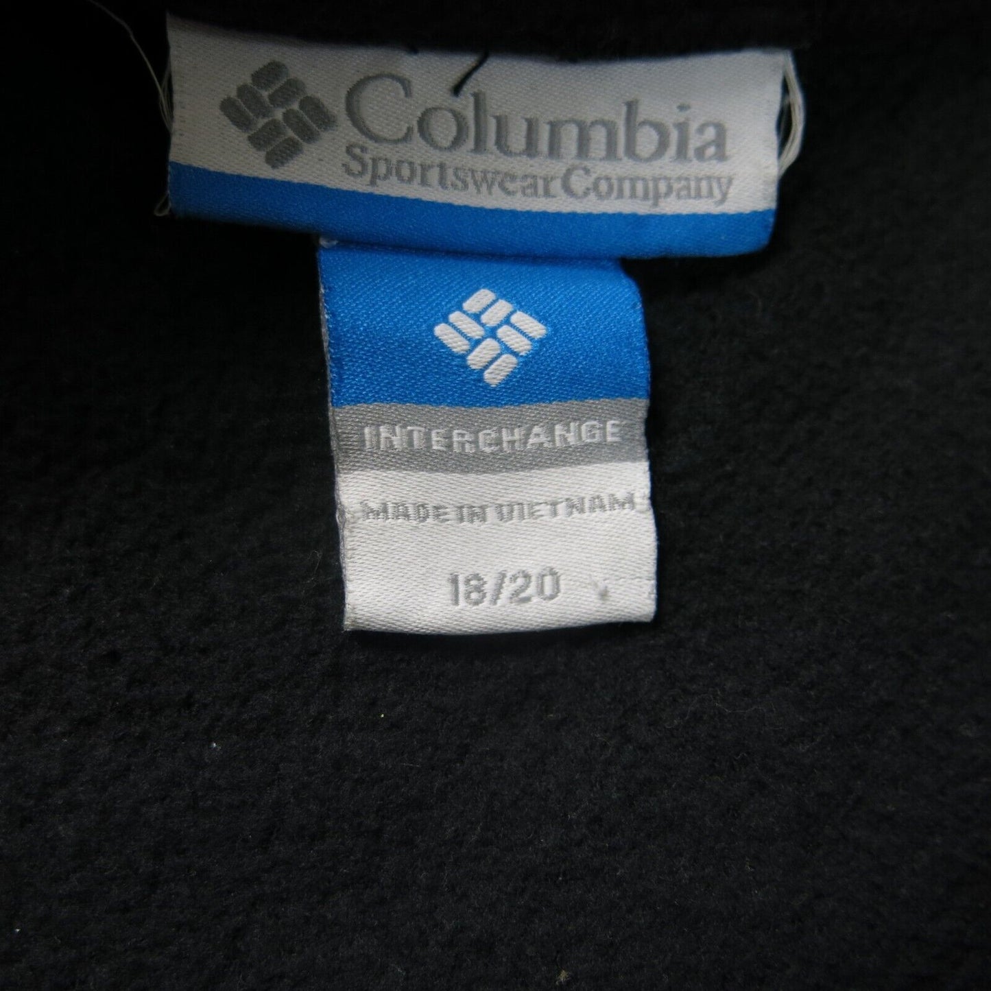 Columbia Jacket Mens 1820 Blue Windbreaker Full Zip Up Long Sleeve Logo Outdoor