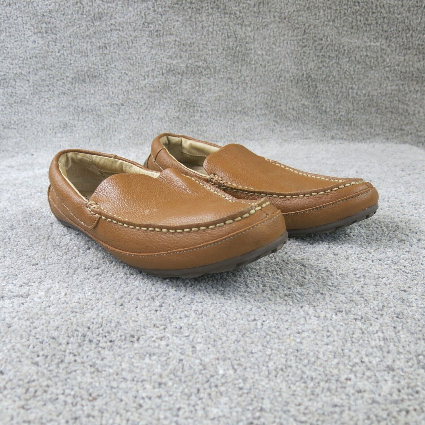 Sperry Shoes Top Sider STS 10724 Men Hampden Venetian Loafer Leather Brown 11.5M