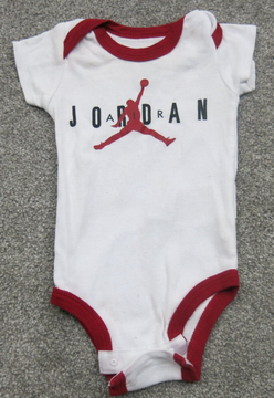 Air Jordan Toddler Romper Baby Suit Kids Boys Size 6 Months White Red Goodfair