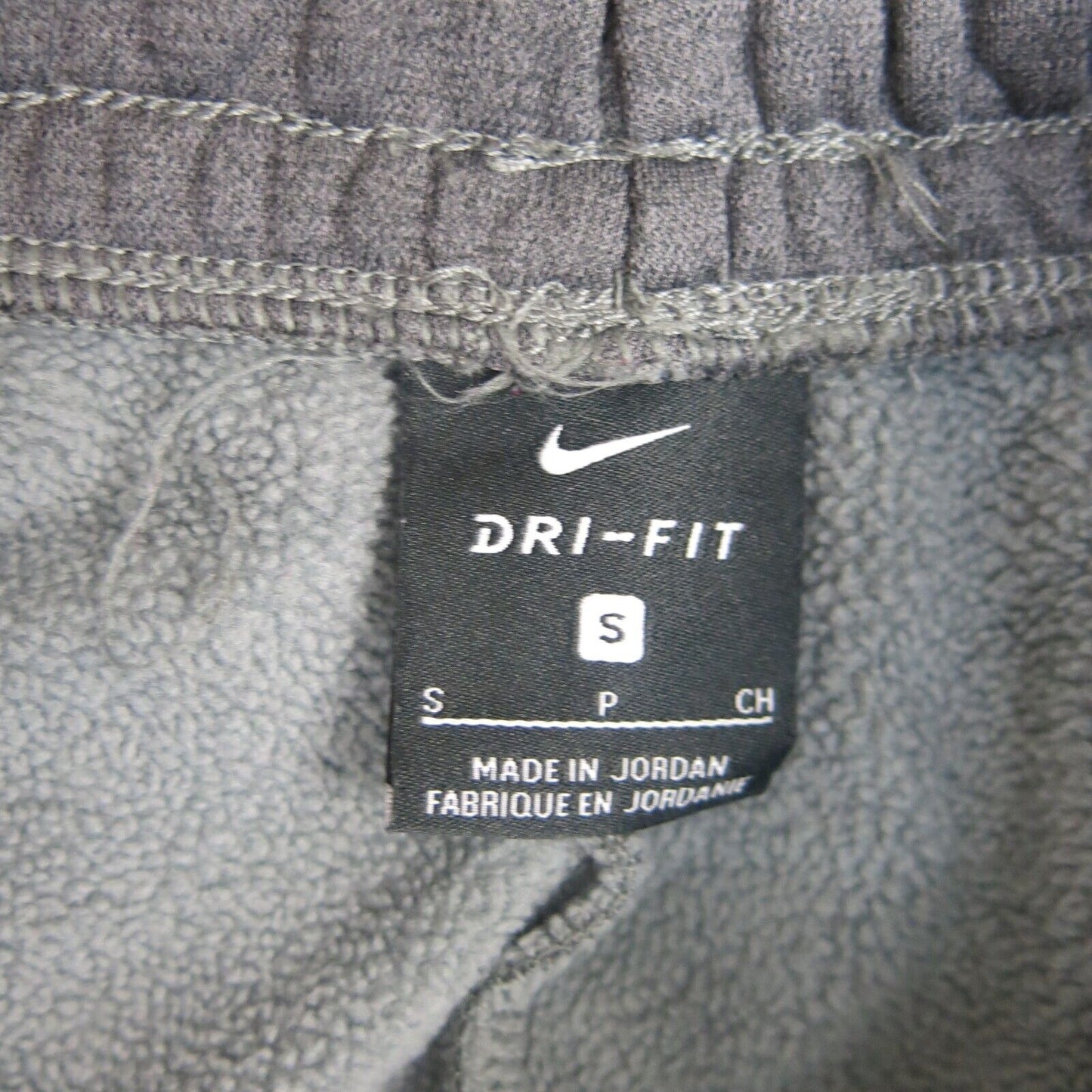 Nike Dri Fit Mens Activewear Pants Mid Rise Running Taring Gray Size Small