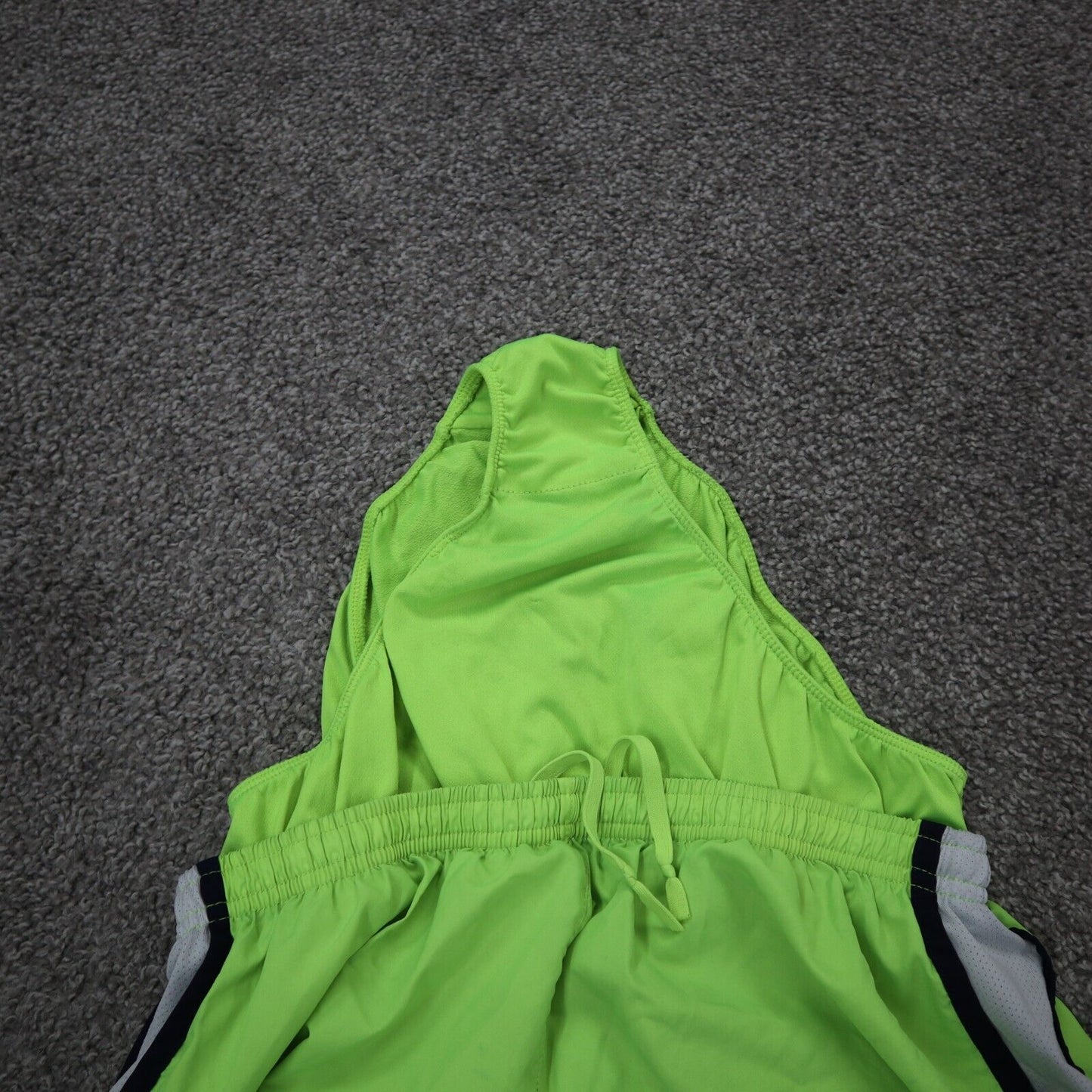 Nike Dri Fit Womens Athletic Shorts Elastic Waist Running Green Size Medium