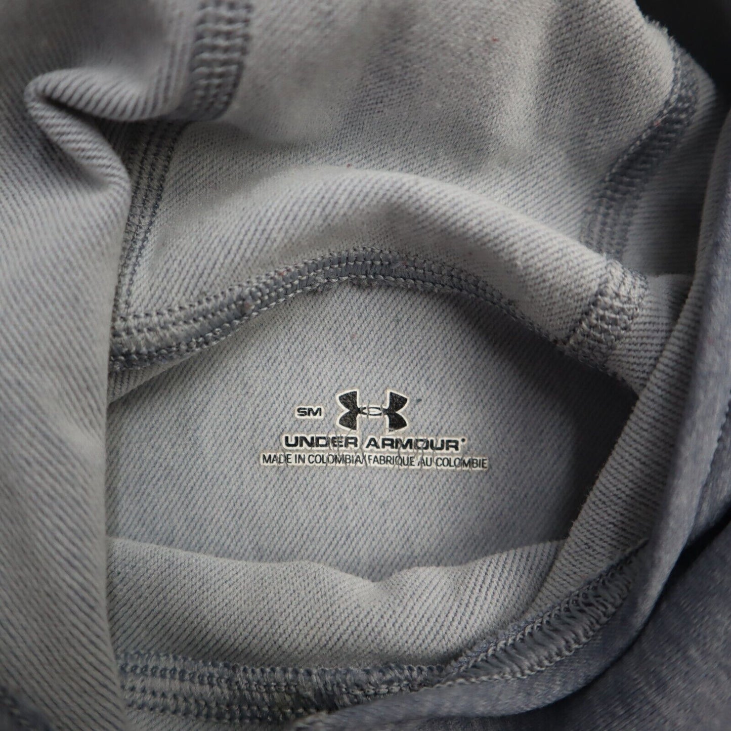 Under Armour Sweatshirt Womens Small Hoodie Gray Pouch Logo Ladies