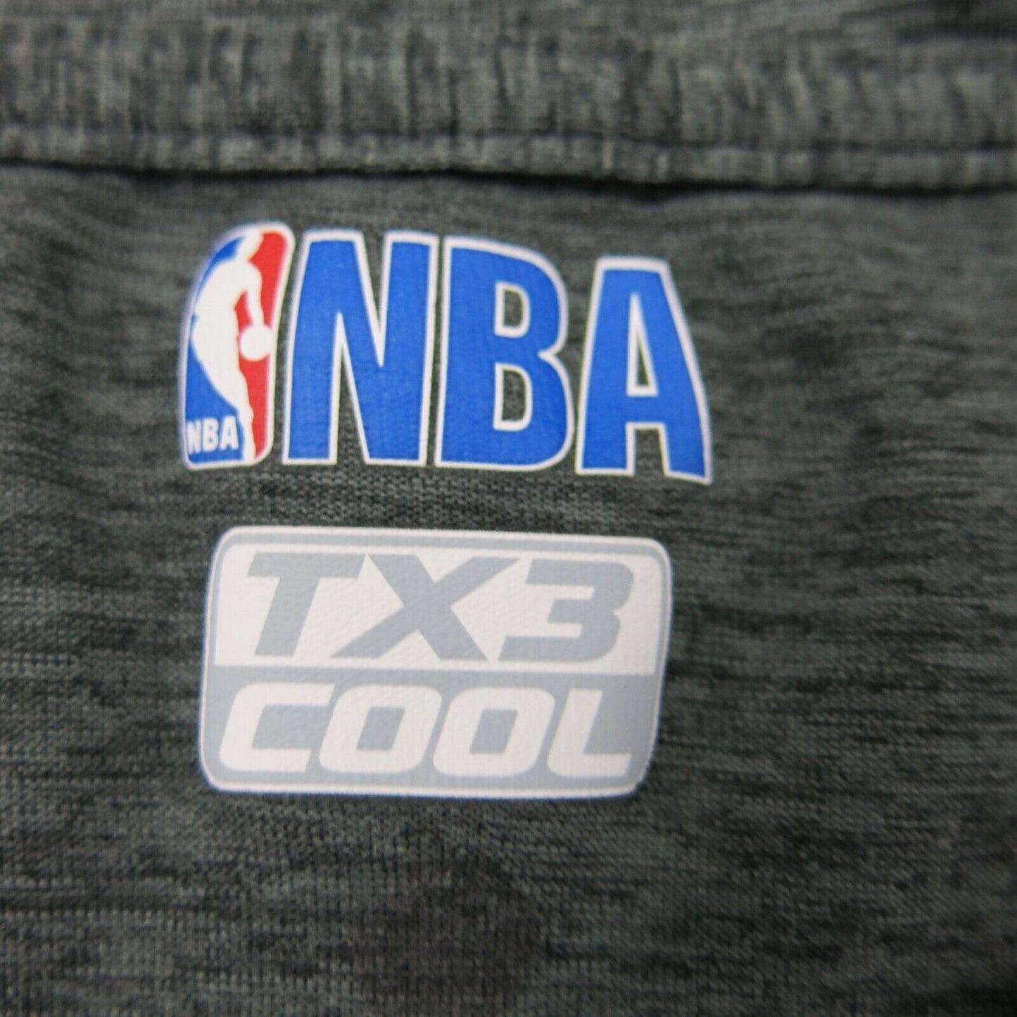 NBA Mens Activewear Top San Antonio Spurs Crew Neck Long Sleeve Gray Size XL