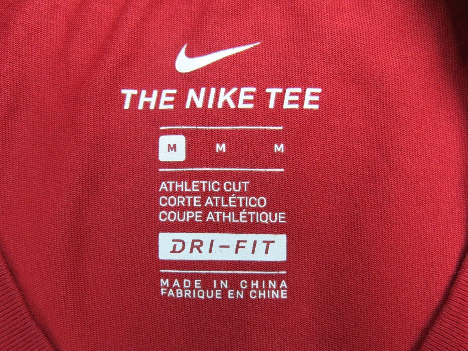 The nike tee sale athletic cut dri fit