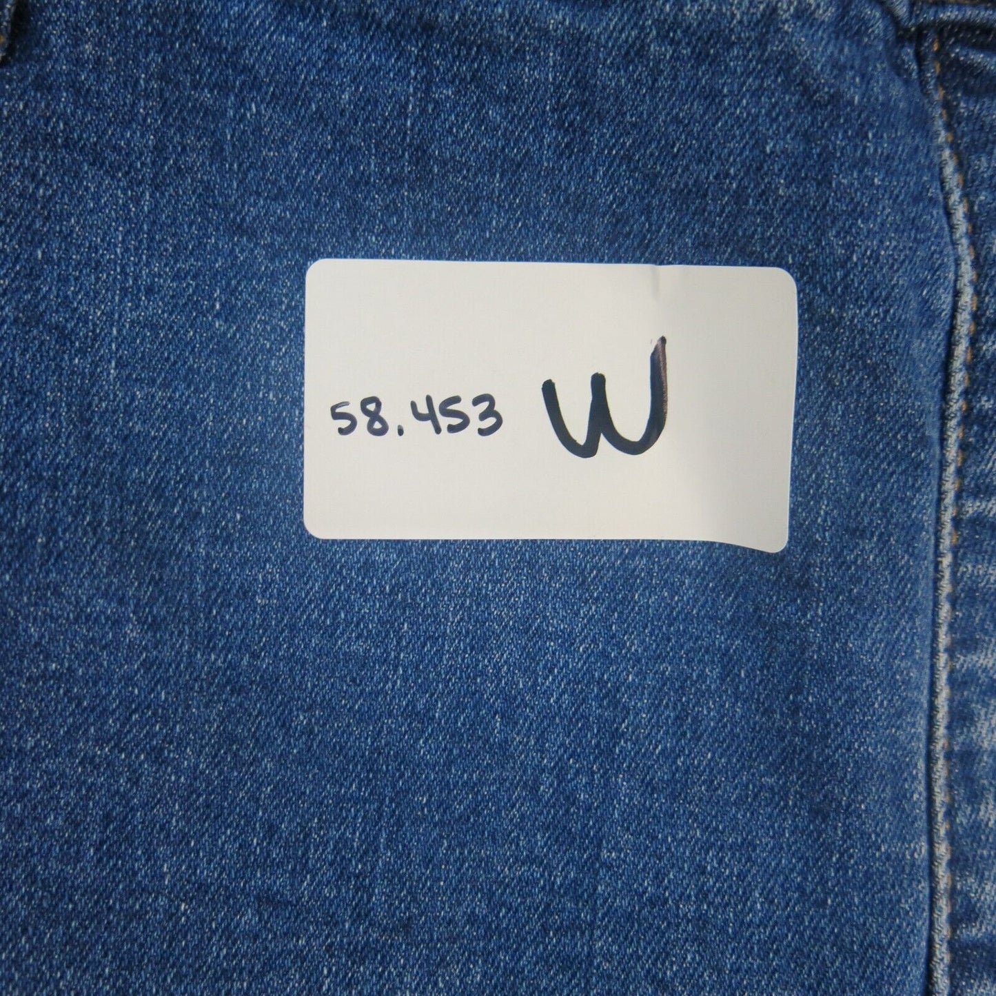 Forever 21 Womens Jumpsuit Distressed Denim Front Pocket Blue Size 31