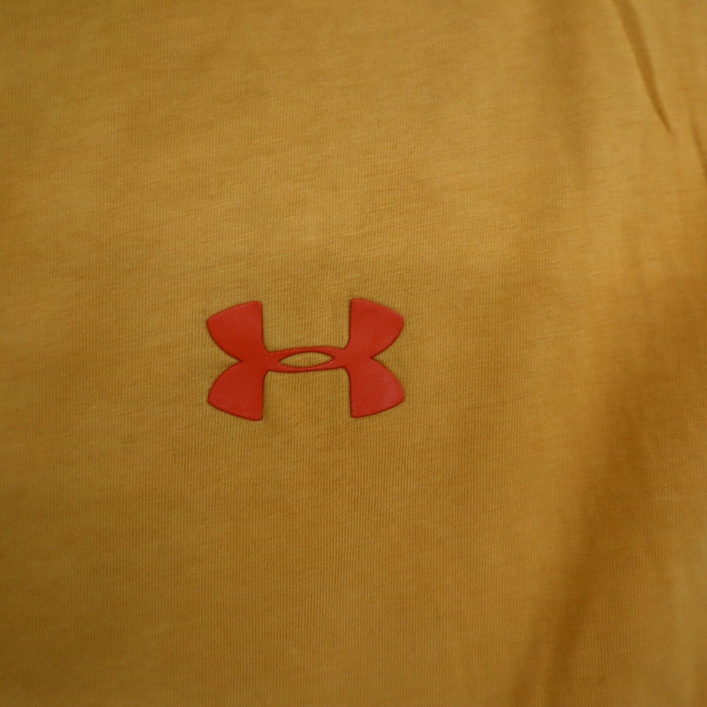 Under Armour Sports Basketball Shirt Men s Medium Brown Sleeveless Logo Shirt