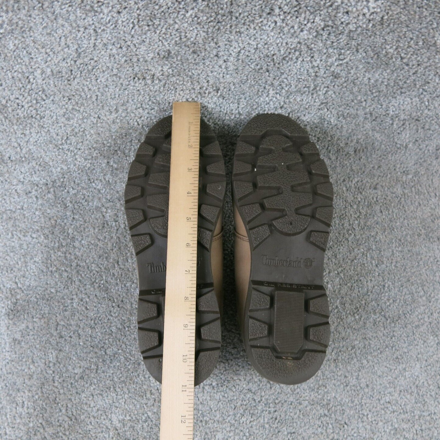 Timberland Mens Waterproof Low Chukka Boots Genuine Leather Tan Round Toe US 7M