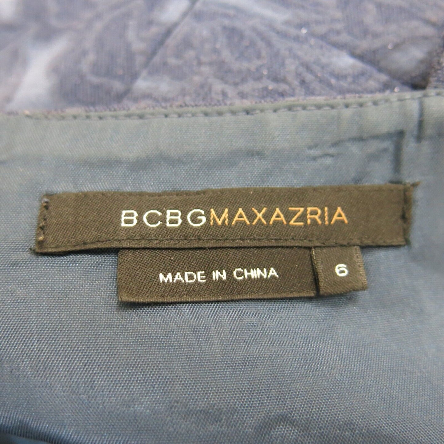 BCBZ Maxa Zaria Womens Floral Shift Mini Dress Sleeveless Slate Blue Size 6