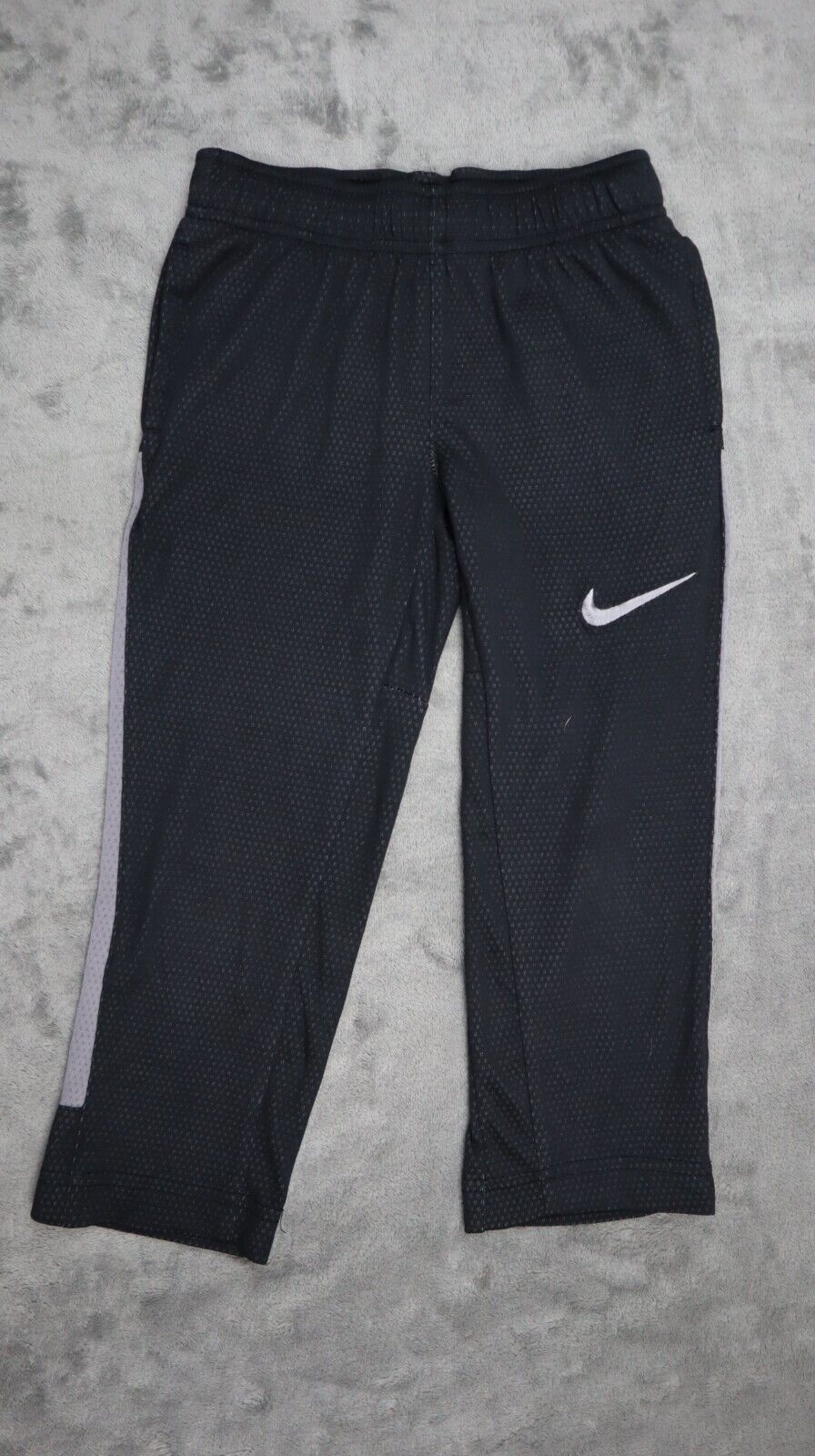 Nike Dri Fit Girls Activewear Sports Track Pants High Rise Black Size  X-Small