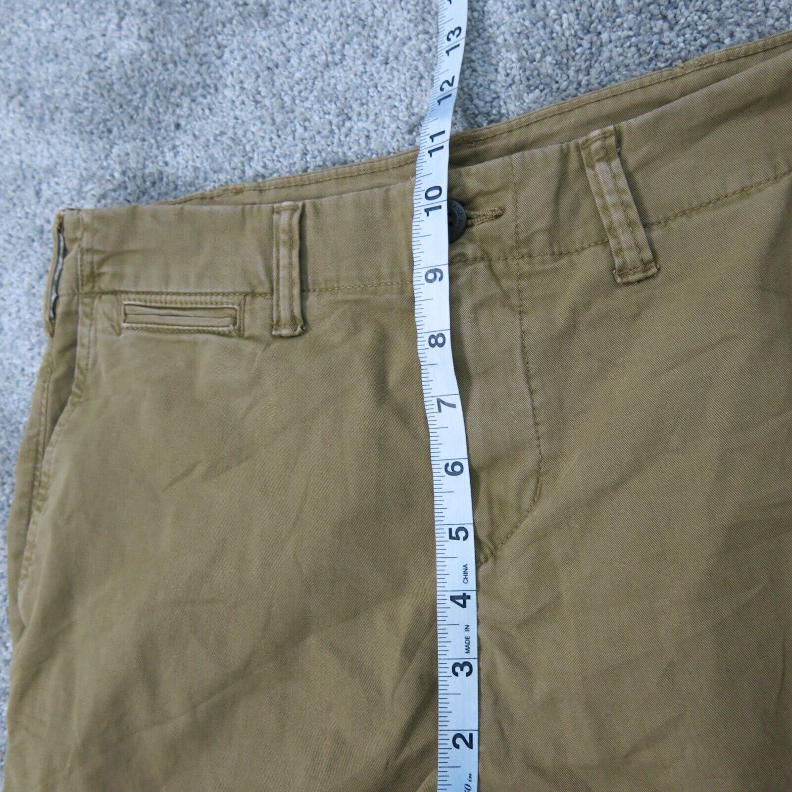 American Eagle Outfitters Mens Chino Pant Slash Pockets Mid Rise