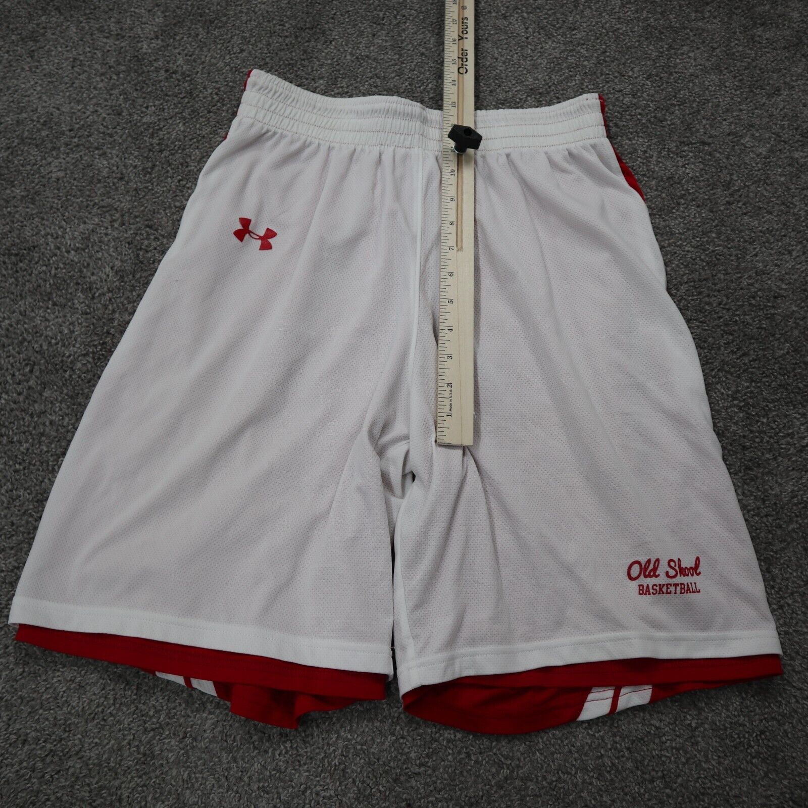 Under armour reversible basketball on sale shorts