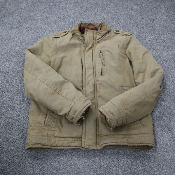 AMERICAN EAGLE OUTFITTERS ジャケット S/M ベージュ American Eagle Outfitters Est. 1977 Women's Long Sleeve
