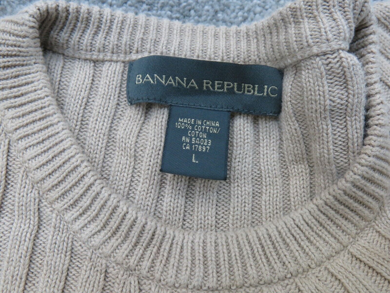 Banana Republic Men's Solid Black Zipper Jacket Size XL RN 54023 CA 17897