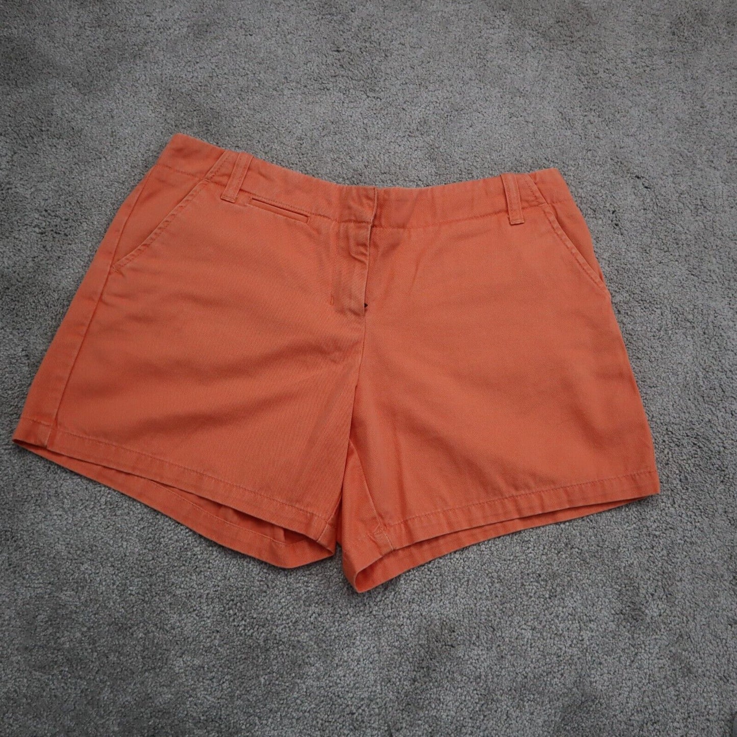 J Crew Womens Chino Shorts Mid Rise Low Fit Salish Pockets Pink Size 4