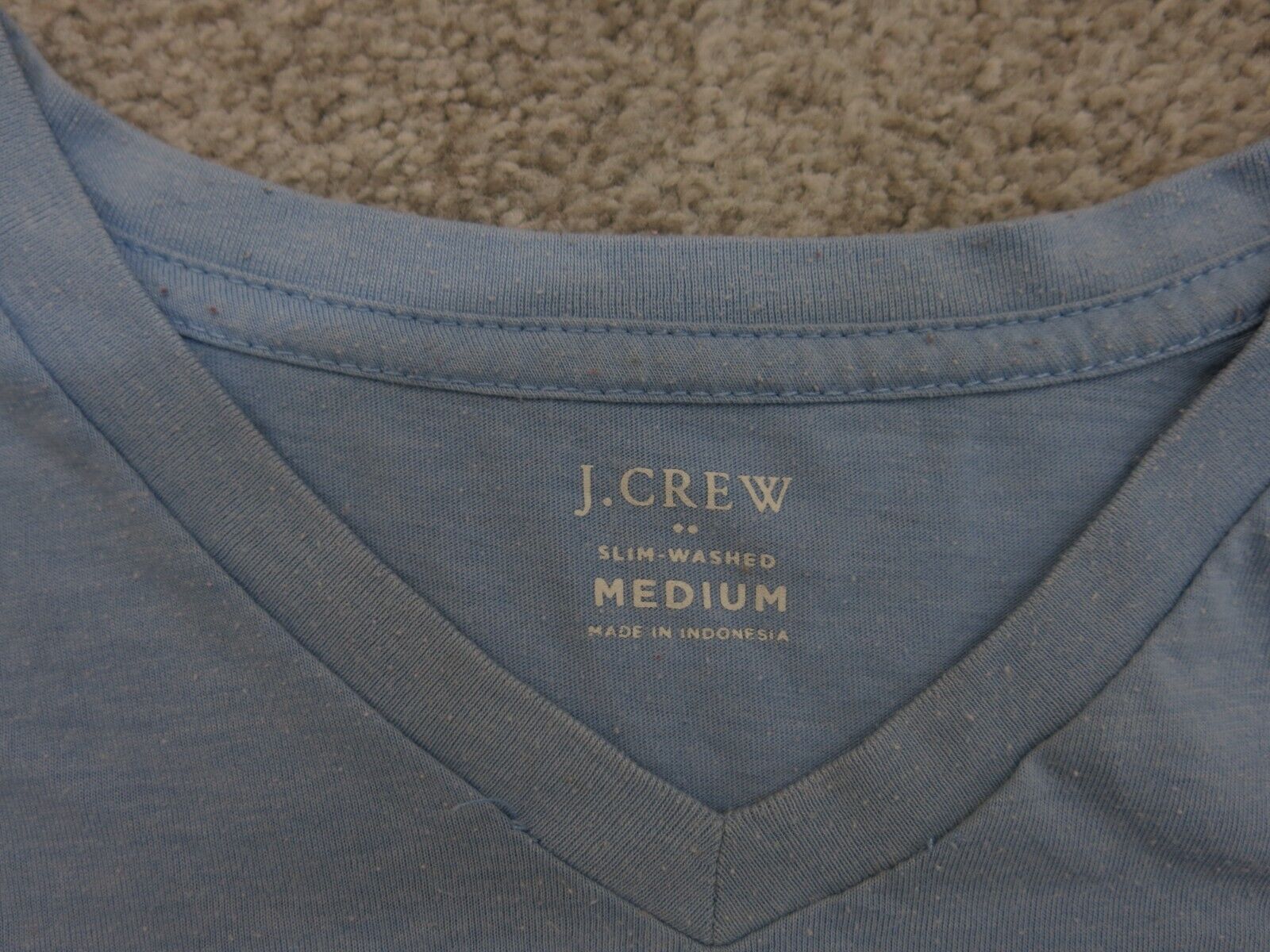 J crew slim clearance washed v neck