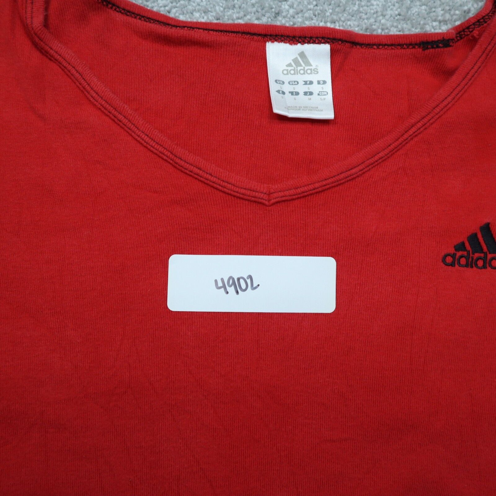 ◆AEAE◆ ATHLETE STRIPE HALF TSHIRTS RED AE44SWTS004RED adidas-tshirt-roed-it1828-