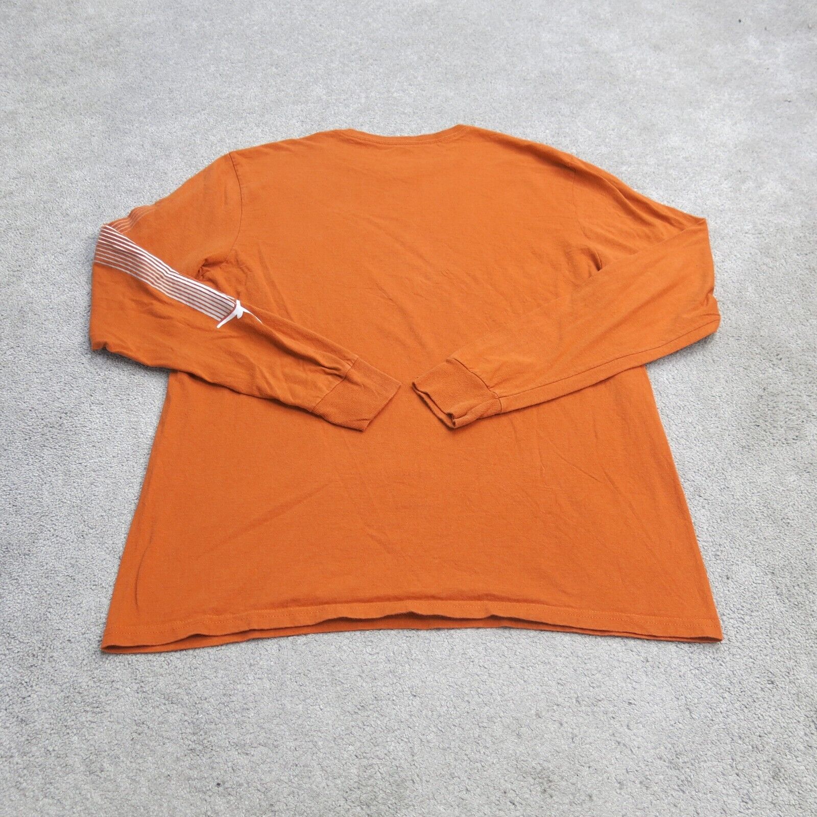Longhorn Shirt Mens Large Khaki Crew Neck 100% Cotton Hook Em Horns Li –  Goodfair